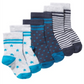 First Impressions Baby Boy's 3 Pk Printed Socks Blue Size 12-24 MOS