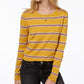 Ultra Flirt Junior's Lettuce Edge Pullover Green Size L