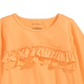 First Impressions Baby Girl's Cotton Ruffled T-Shirt Yellow Size 24MOS