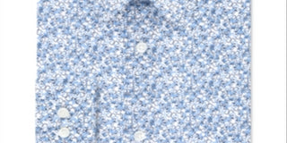 Calvin Klein Men's Extra Slim Fit Temperature Regulating Stretch Dress Shirts Blue Size 17.5x 32-33