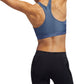 Adidas Women's ClimaCool Compression Support Sports Bra Blue Size XX-Large