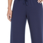 Style & Co Women's Wide Leg Tie Waist Pants Blue Size Small