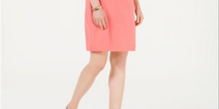 Charter Club Women's Floral Print Shift Dress Pink Size Petite Medium