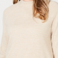 Karen Scott Women's Mock Neck Sweater Oatmeal Size Petite XL