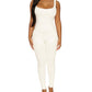 Naked Wardrobe the NW Jumpsuit White Size S