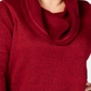 Ideology Women's Plus Cowl Neck Pullover Red Size 2X