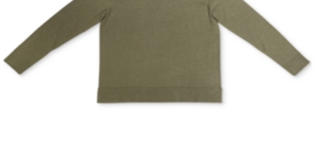Style & Co Women's Sweater Deep Pullover Crewneck Knit Green Size X-Small