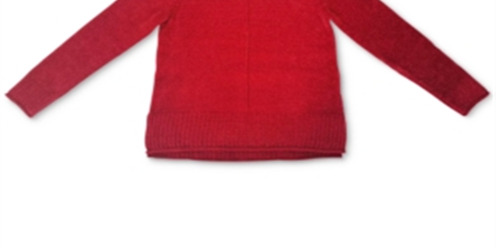 Style & Co Women's Chenille Pullover Sweater Red Size Medium