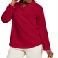 Karen Scott Women's Shawl Collar Sweatshirt Red Size Petite S
