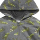 Epic Threads Toddler Boy's Dinosaur Print Zip up Hoodie Gray Size 3