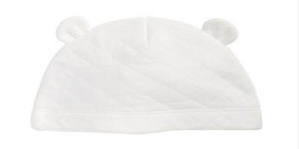 First Impressions Baby Boy's Quilted Hat White Size 0-6 MOS