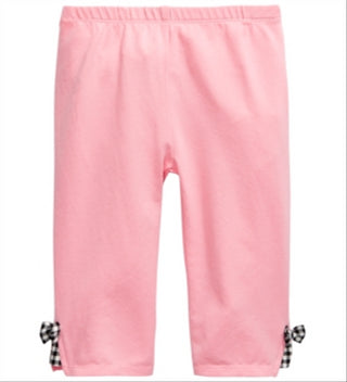 First Impressions Baby Girl's Gingham Bow Leggings Pink Size 3-6MOS