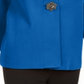 JM Collection Women's Holiday Party Brooch Cardigan Blue Size Small