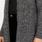 Karen Scott Women's Button Front Duster Cardigan Black Size Petite Medium