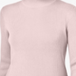Karen Scott Women's Cotton Ribbed Turtleneck Top Pink Size X-Small