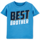 Carter's Toddler Boy's Crew Neck Short Sleeve Graphic T-Shirt Blue Size 3T