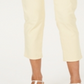 Charter Club Women's Tummy Control Bristol Capri Jeans Yellow Size 16