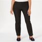 Charter Club Women's Solid Straight Leg Wear to Work Pants Brown Size 10