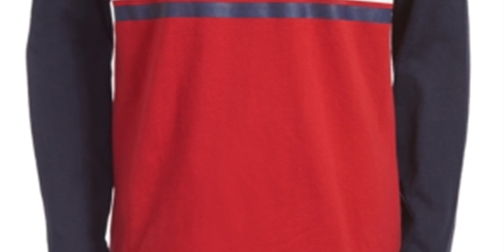 Tommy Hilfiger Little Boy's Davis Colorblocked Logo T-Shirt Red Size 5