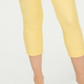 Charter Club Women's Tummy Control Cropped Pants Yellow Size 14