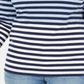 Karen Scott Women's Striped Colorblocked Top Blue Size Petite Medium