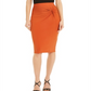 Thalia Sodi Women's Twist Side Pencil Skirt Orange Size XX-Large