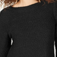 INC International Concepts Women's Shine Sweater Black Size Petite L
