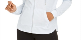 Calvin Klein Women's Zip up Jacket Blue Size Medium