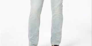 American Rag Men's Slim Fit Stretch Slim Jeans Blue Size 32X34