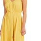 Style & Co Women's Handkerchief Hem Dress Yellow Size X-Large
