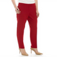 Anne Klein Women's Zippered Wear to Work Pants Red Size 16