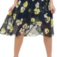 Tommy Hilfiger Women's Petunia Floral MIDI Dress Blue Size 18