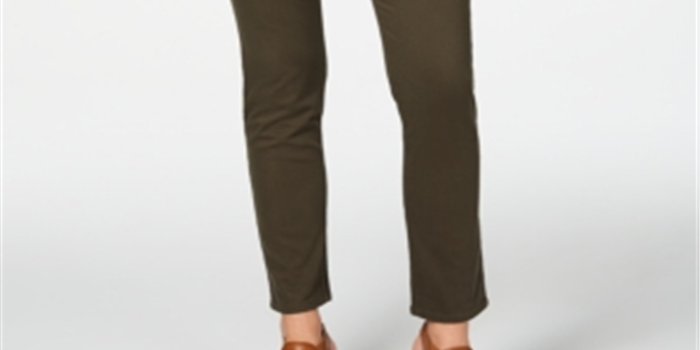 Style & Co Women's Tummy Control Skinny Jeans Green Size 20X4