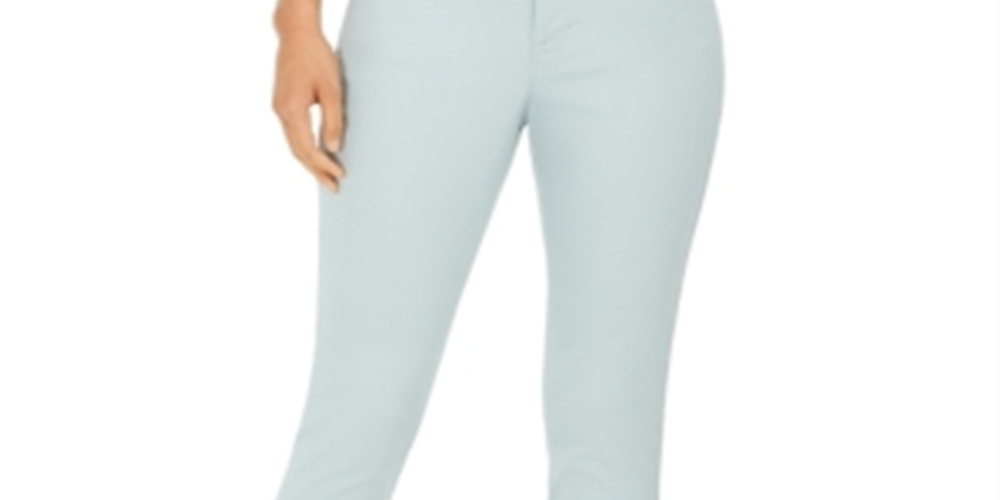 Style & Co Women's Curvy Fit Skinny Fashion Jeans Blue Size 6