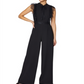 Betsey Johnson Women's Jumpsuit Eyelash Lace Trim Black Size 0 Petite