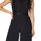 Betsey Johnson Women's Jumpsuit Eyelash Lace Trim Black Size 0 Petite