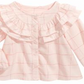 First Impressions Infant Girl's Cotton Ruffle trim Windowpane Top Pink Size 18 Months