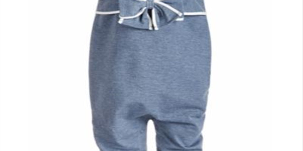First Impressions Big Bow Jumpsuit Blue Size 18 Months