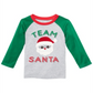 First Impressions Baby Boy's Team Santa Print T-Shirt Gray Size 0-3 MONTHS