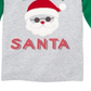 First Impressions Baby Boy's Team Santa Print T-Shirt Gray Size 0-3 MONTHS