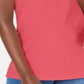 Karen Scott Women's Cotton Polo Shirt Coral Size Small