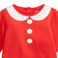 First Impressions Baby Girl's Mrs. Claus Bodysuit Red Size 3-6 Months