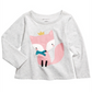 First Impressions Baby Girl's Fox T-Shirt Gray Size 18 Months