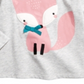 First Impressions Baby Girl's Fox T-Shirt Gray Size 18 Months