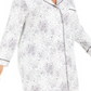 Alfani Women's Plus Printed Sleepshirt Nightgown White Size 3X