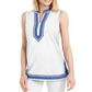Charter Club Women's Seersucker Woven Tunic Top White Size Small