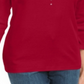 Karen Scott Women's Cotton Grommet Embellished Top Red Size Small
