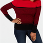Karen Scott Women's Ribbed Mock Neck Cotton Sweater Red Size XX-Large