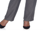 Alfred Dunner Women's Classics Pull on Straight Leg Pants Gray Size 12