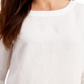 Charter Club Women's Eyelet Bell Sleeve Top White Size Medium